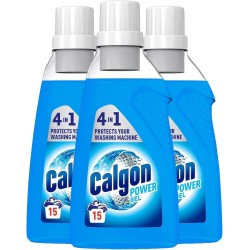 Calgon Antical Gel 2 en 1, Gel antiescalado, pack de 3 x 750 ml