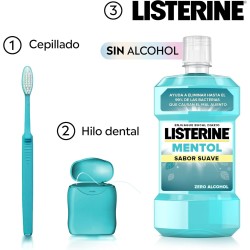 Listerine Mentol Sabor Suave (1x250 ml