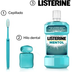 Listerine Mentol 250 ml Colutorio Bucal