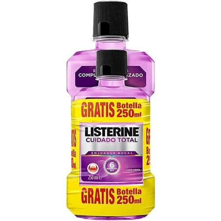 Listerine Cuidado Total 500 ml + 250 ml Enjuague Bucal