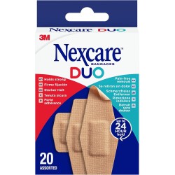 Nexcare DUO Assorted Plasters 20 Pack