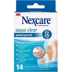 Nexcare Aqua Clear Waterproof Apósitos 14 Unidades