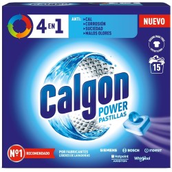 Calgon Powerball Antical Lavadora 15 Pastillas