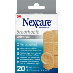 Nexcare Universal Breathable Adhesive Bandages 20 Pack