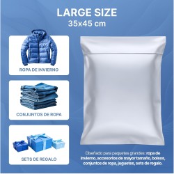 LIPOLABA® Pack de 30 bolsas para envíos 10M, 10L, 10XL | Sobres de envío para ro
