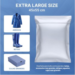 LIPOLABA® Pack de 30 bolsas para envíos 10M, 10L, 10XL | Sobres de envío para ro