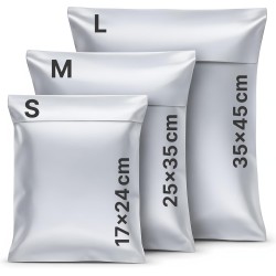 LIPOLABA® Pack de 30 bolsas para envíos 10S, 10M, 10L | Sobres de envío para rop