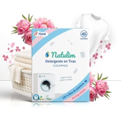 Detergente en Tiras Lavadora 40 Lavados Natulim Eco