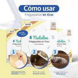 Fregasuelos Tiras Ecológico Jazmín 30 Usos Natulim